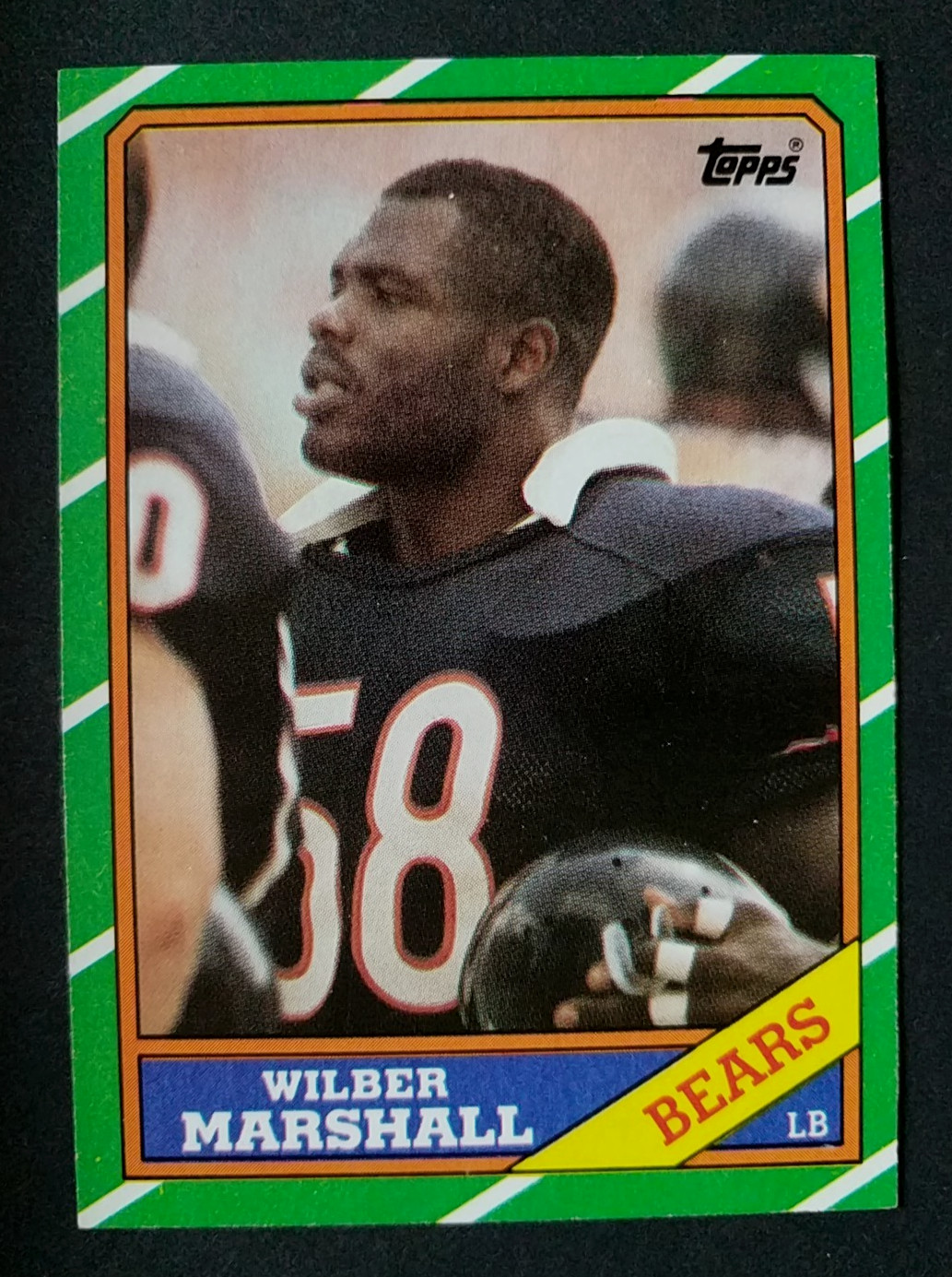 1986 Topps Football ~ Wilber Marshall ~ Rookie Card #25
