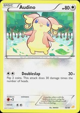 Pokemon Audino 12/30 BW trainer Kit Excadrill LP [Y89Q3D]
