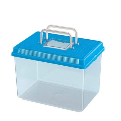Ferplast Kunststoff Fisch Aquarium GEO großes Aquariumbecken 6 Behälter für kleine...