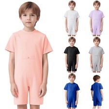 Unisex Kids Romper Boys Bodysuit Adaptive Clothing Jumpsuit Unitard Causal