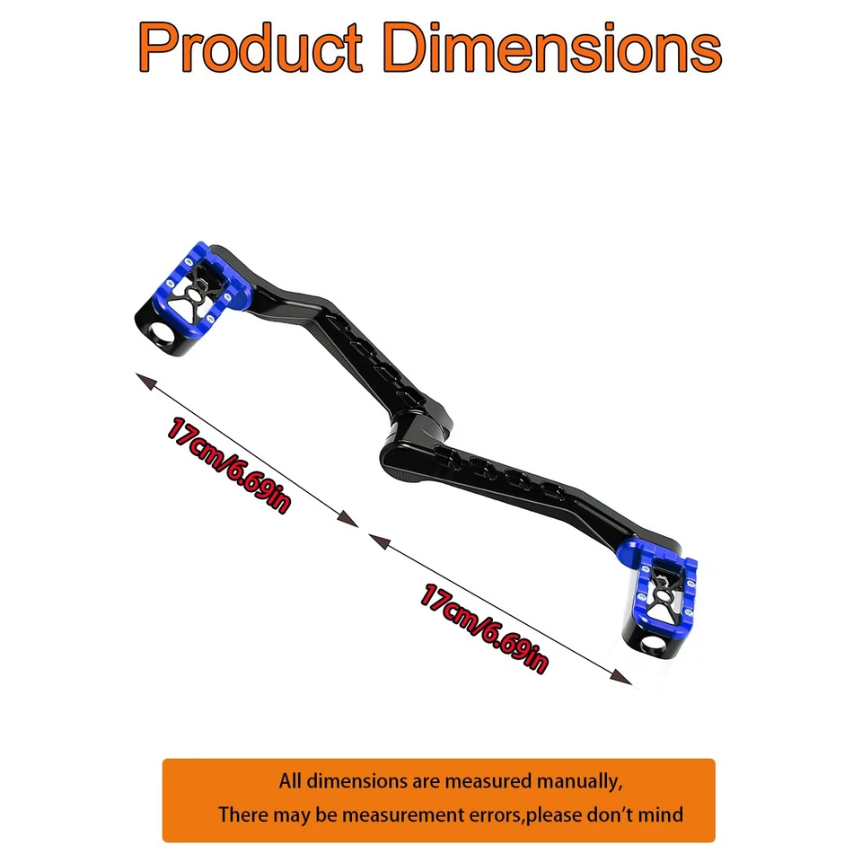 Black Blue Heel Toe Shifter Lever For Harley Street Glide FLHXSE 2024 2025 - Image 4 of 4