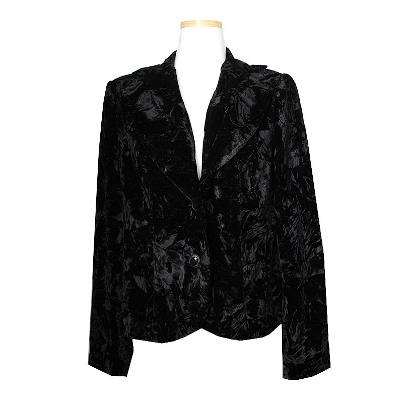 Giacca in velluto rugoso di altra marca colore nero 55 61027455