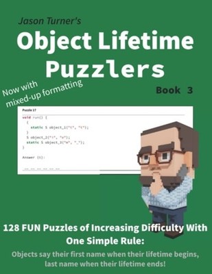 Object Lifetime Puzzlers - Book 3 128 FUN Puzzles - Paperback NEW JASON. TURNER