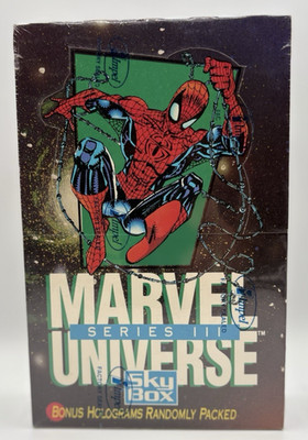 1992 Marvel Universe Series 3 III SkyBox Trading Card Box   Factory Sealed