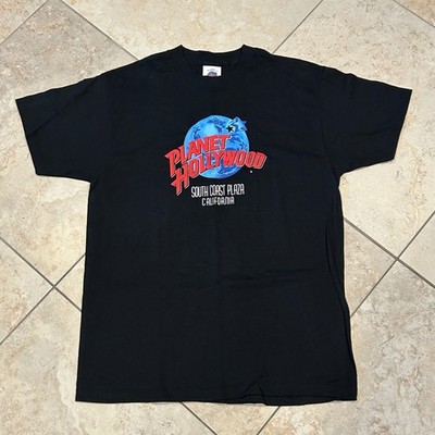 Vintage Planet Hollywood South Coast Plaza California Shirt Mens Large Black USA