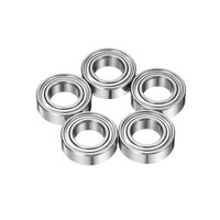 5X MR137ZZ Rillenkugellager 7X13X4Mm, Doppelt Geschirmt, P5 (Abec 5), Chromstahl