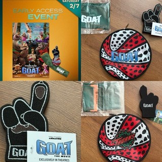 GOAT AMC Early Access Prize Pack Steph Curry Basketball Sony Pictures Animation