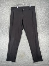 Lululemon Pants Mens 38 Black ABC Classic Slim Fit Stretch Chino Travel Workwear