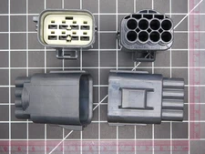 Lot of 103 YAZAKI 7282-5574-10 Automotive Connectors CONN 8P 110 DARK GRY X11907