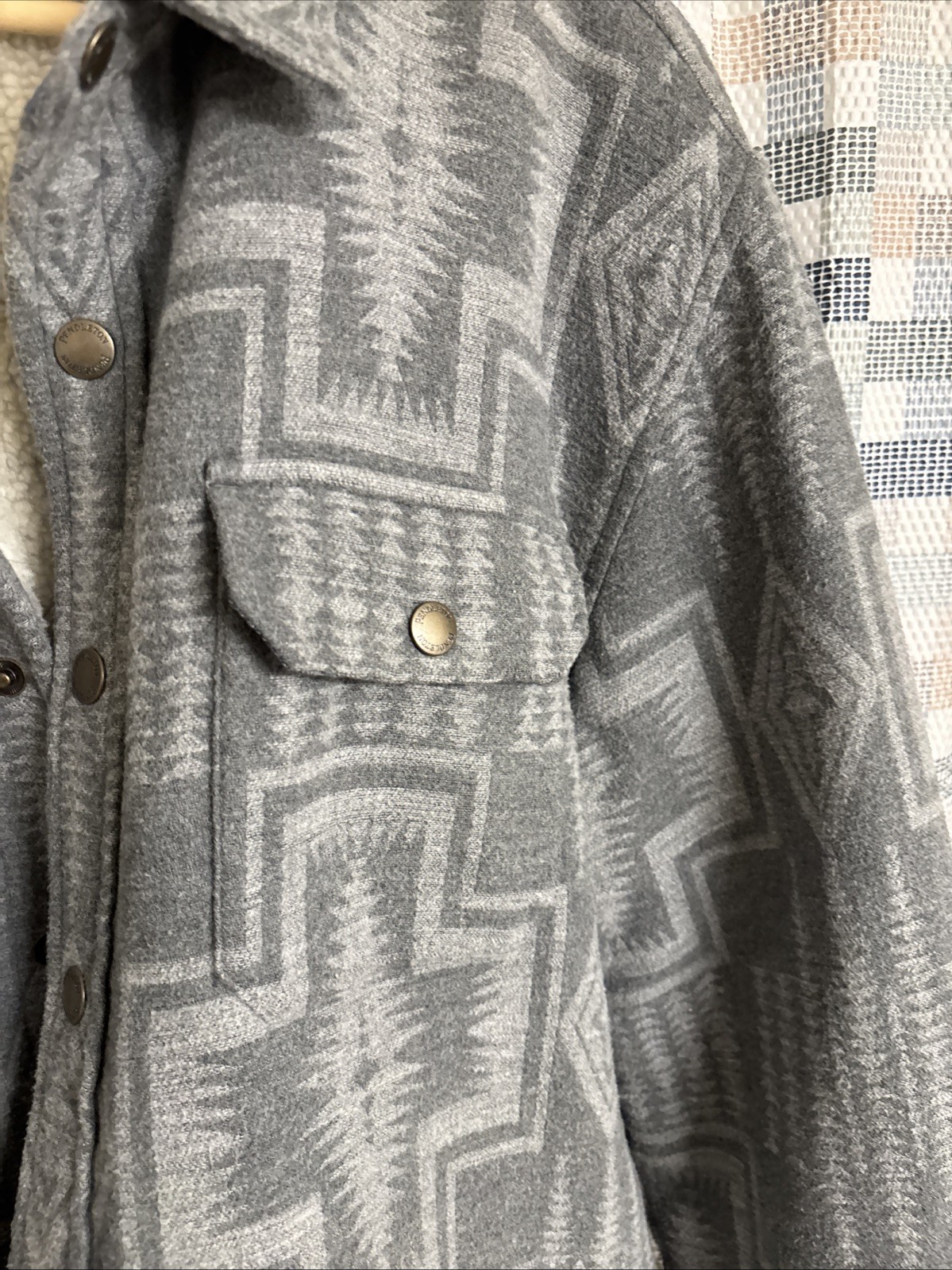 Warranted Pendleton Native Sherpa Lined Large Ind… - image 7