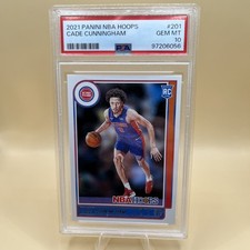 2021-22 Panini NBA Hoops - Rookies Cade Cunningham #201 (RC)