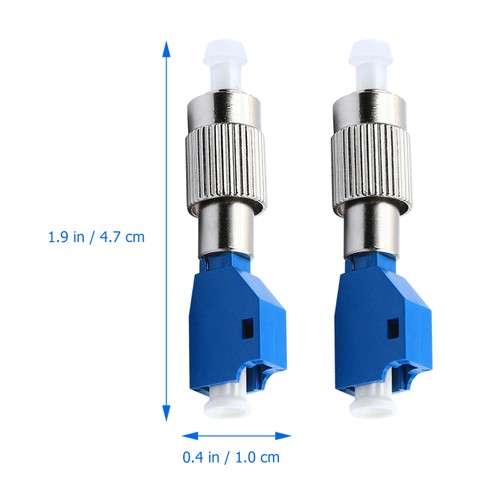 2 Pcs Fiber Optic Conversion Connector Fibre Connectors Light Adapter - 第 10/10 張圖片