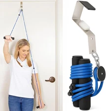 Shoulder Pulley for Physical Therapy - Rotator Cuff Pain Pulley System - over Do