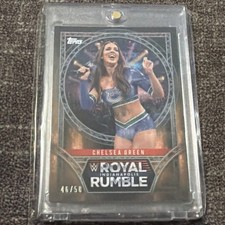 2025 Topps WWE Royal Rumble Indianapolis Event Chelsea Green Gold /50