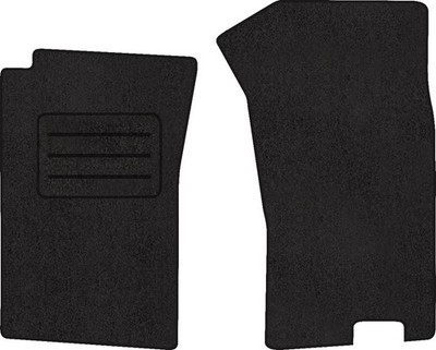 Fußmatten Velours Autoteppich passend für NISSAN PATROL GR vorne schwarz