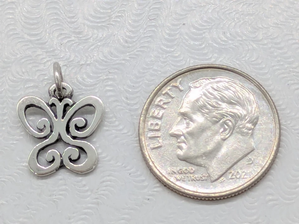 JAMES AVERY Retirado MARIPOSA PRIMAVERA Pequeño Colgante Plata 925 0.7g C (EC3037199) Foto 2 de 3