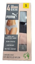Puma Women's S Seamless Bikini 4 Pack