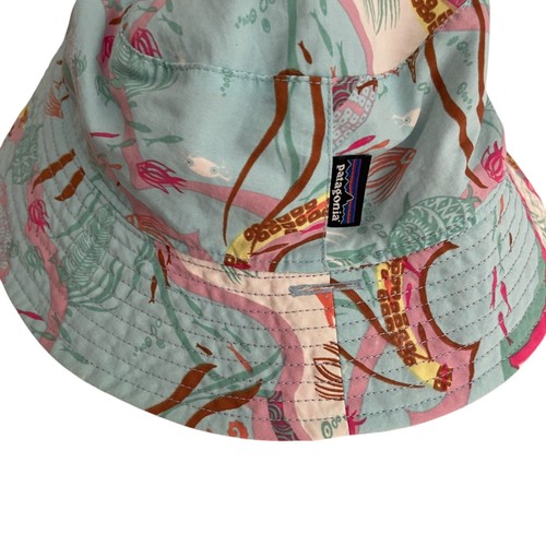 Patagonia Bucket Hat Girl's One Size Youth Small Seahorse Ocean Fish - Picture 3 of 10