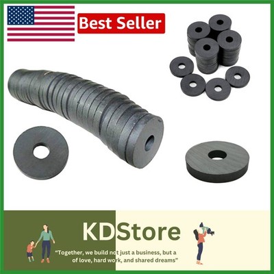 29-Piece Strong Ceramic Ferrite Ring Magnets for Creative & Educational Use