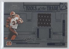 2005 Playoff Absolute Memorabilia Blue Materials 16/50 Rudi Johnson #TT-79 0o9