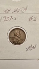wheat penny 1937S NICE LINCOLN CENT 1937-S AU DETAILS LOT #3
