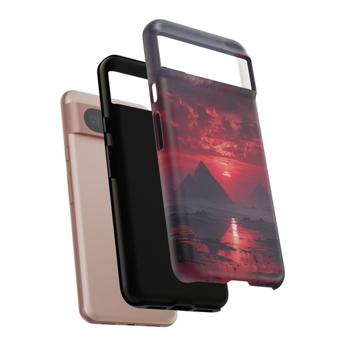 Egypt Pyramids Blood Red Sky Phone Case for iPhone, Samsung Galaxy, Pixel - 第 235/239 張圖片