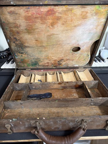 Vintage antique Rare Devoe & Reynolds oil color out fit NY CHICAGO painters box