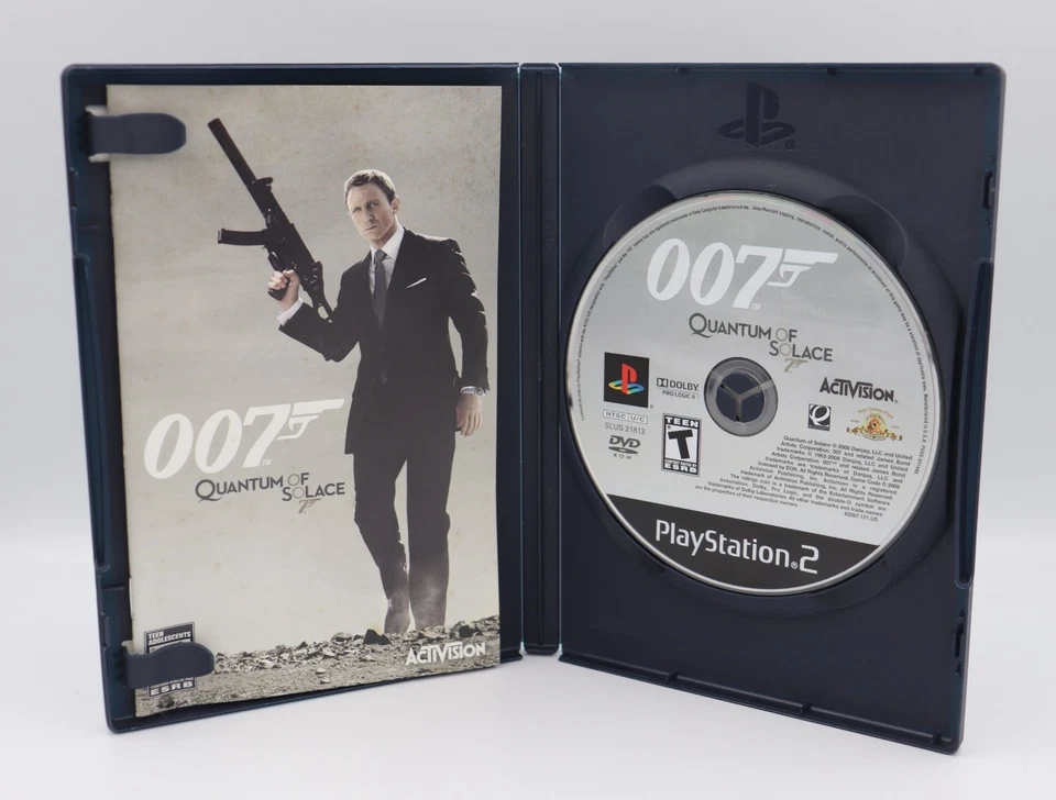 007: Quantum of Solace James Bond Sony PlayStation 2 PS2 Game CIB Used - Image 3 of 3