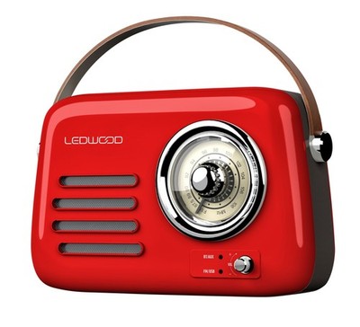 Audio & Hi-Fi - Ledwood: ALMA R - Diffusore Bluetooth Retro  - Ledwood -D- Neu