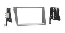 Silver Double Din Dash Kit For 2010 Subaru Legacy Outback Wireless Accessory