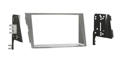 Silver Double Din Dash Kit For 2010 Subaru Legacy Outback Wireless Accessory