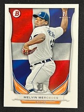 Melvin Mercedes 2014 Bowman Hometown Prospects BP68 Detroit Tigers