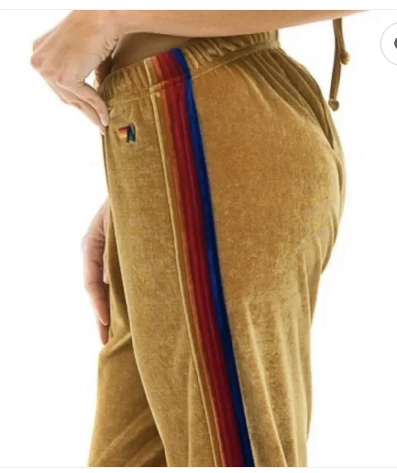 Moletom Aviator Nation veludo dourado moletom G conjunto GG de US$ 384 - Imagem 3 de 4