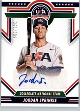 2022 Panini Stars and Stripes USA Baseball BLUE Ink Autographs Pick From List