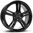 Alloy Wheels 16 Romac Edge Black Gloss For Ford Fiesta Mk4 95 02
