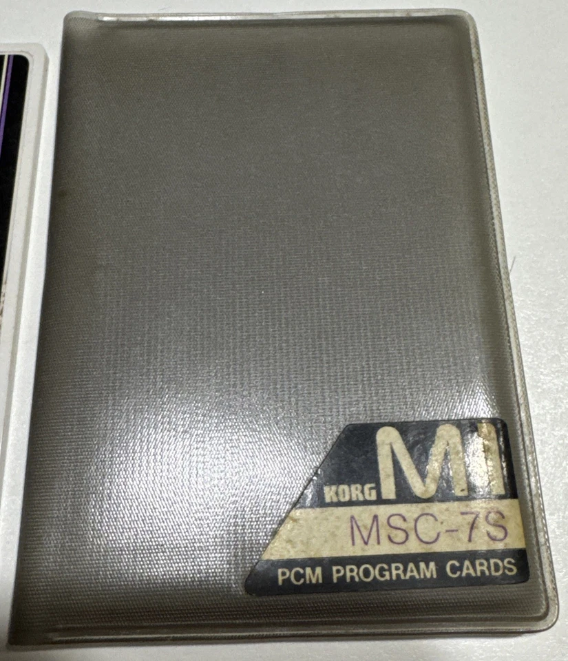 Korg M1 MSC-07 MPC-07 Synth 2 PCM & Program Cards MSC-7S EXC Condition - Image 4 of 4