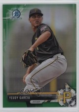 2017 Bowman Chrome Prospects Retail Green Refractor 4/99 Yeudy Garcia #BCP34 e5r