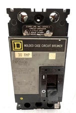 Square D FAP26030 Circuit Breaker 30A 2P 600V 1PH FAP 30 Amp 2 Pole Used