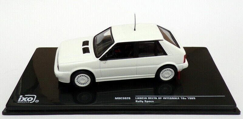 Lancia Delta HF Integrale 16V 1989 Rally Specs Plain Body White