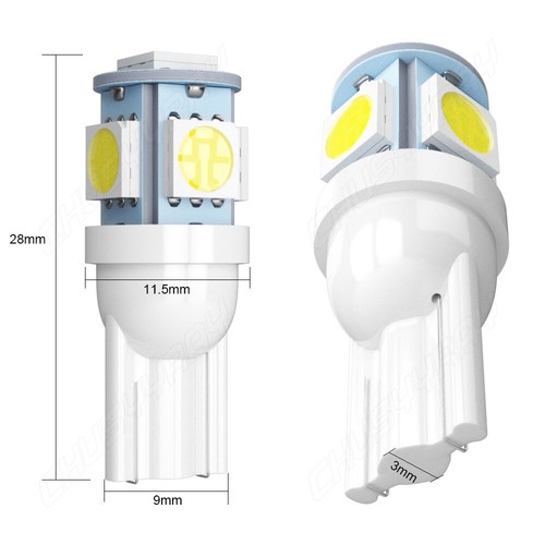 For Mini Cooper 2003-2007 6pcs LED Headlight Hi/Lo Beam Fog Light Bulbs Kit - Picture 20 of 22
