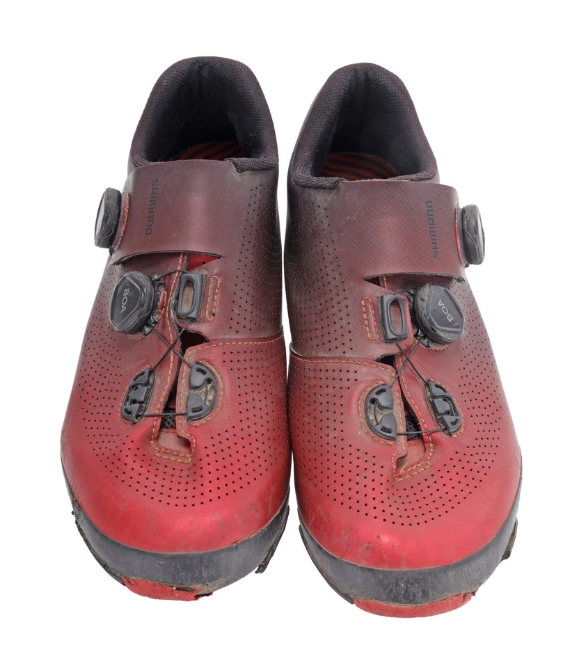 Shimano SH-XC701 Carbon Mountain Bike Shoes Men EU 45 US 10.5 Red XC7 BOA MTB CX - Image 3 of 4