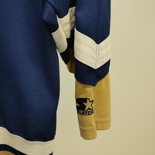 VTG 90s University Of Norte Dame Fighting Irish Starter Hockey Jersey Large - Picture 5 of 6