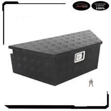 39"X16.5"X12" Aluminum Trailer Tongue Tool Box Pickup Truck Bed Storage Toolbox