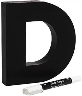 American Crafts Chalkboard Letter - D (including Chalkboard Marker)