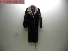 Nwt - Something Navy Glossy Black Combo Trench Coat, Size Xl, 439094425756