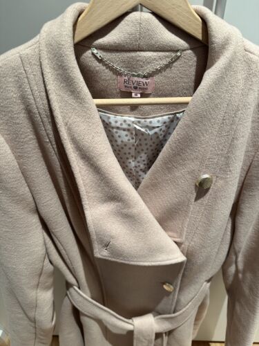 Review Coat Stone / Beige Size 18 BNWOT New Without Tags - Picture 2 of 5