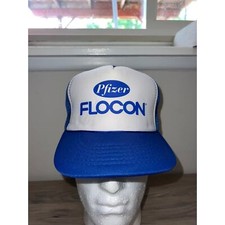 Vintage Pfizer Flocon Antiscalants Science Drug Pharma Hat Snapback VTG