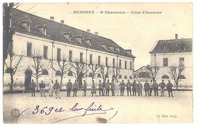 CPA 21 - AUXONNE (Côte d'Or) - 8. Jäger - Ehrenhof (kleine Animation)