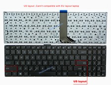 New For Asus X502 X502C X502CA F502 F502C F502CA laptop US Keyboard no frame