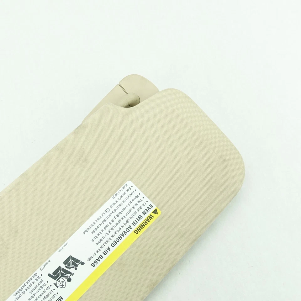 2007 2008 2009 2010 2011 Cadillac Escalade Driver Left Front Sunvisor Sun Visor - Image 3 of 4